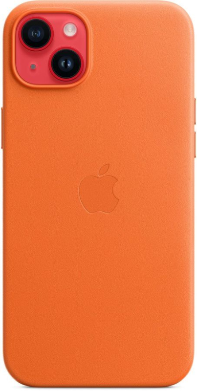 Купить  Apple iPhone 14 Plus Leather Case with MagSafe, orange (MPPF3FE-A)-3.jpg